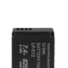 Batería ® LP-E12 para Canon EOS M100, EOS100D, EOS-M, EOS M2, EOS M10, Rebel SL1 7.4V 820mAh - Imagen 4