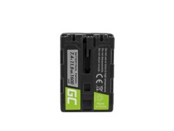Batería ® NP-FM500H para Sony A58, A57, A65, A77, A99, A900, A700, A580, A56,0 A55,0 A850, SLT A99 II 7.4V 1600mAh