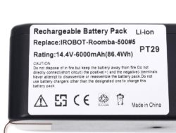 Batería para iRobot Roomba 500 630 14.4V 6Ah Li-Ion - Imagen 4
