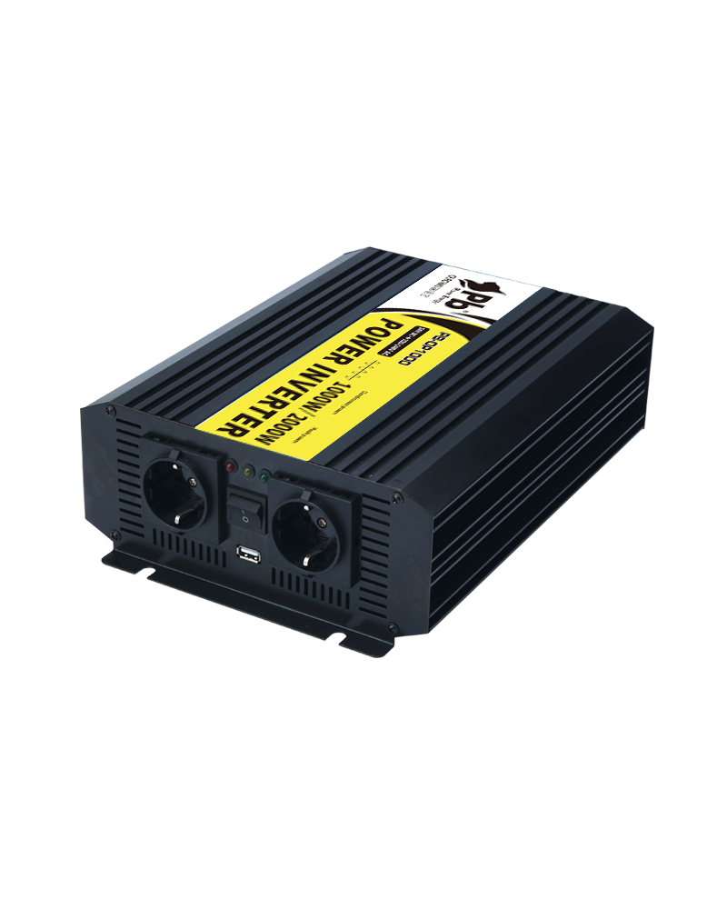 Inversor 12V 220V 1000W (2000W) Onda pura