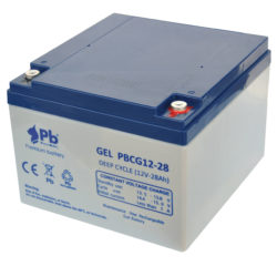 Batería GEL ciclo profundo 12V 28Ah PBCG12-28 - Imagen 2